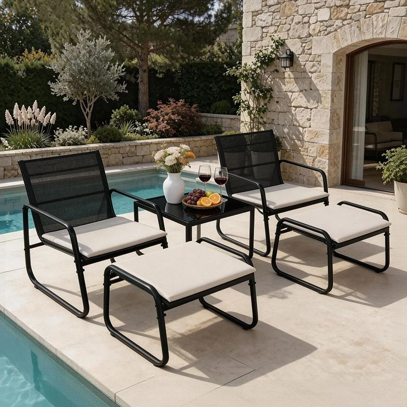 5 Piece Textilene Patio Set suppliers