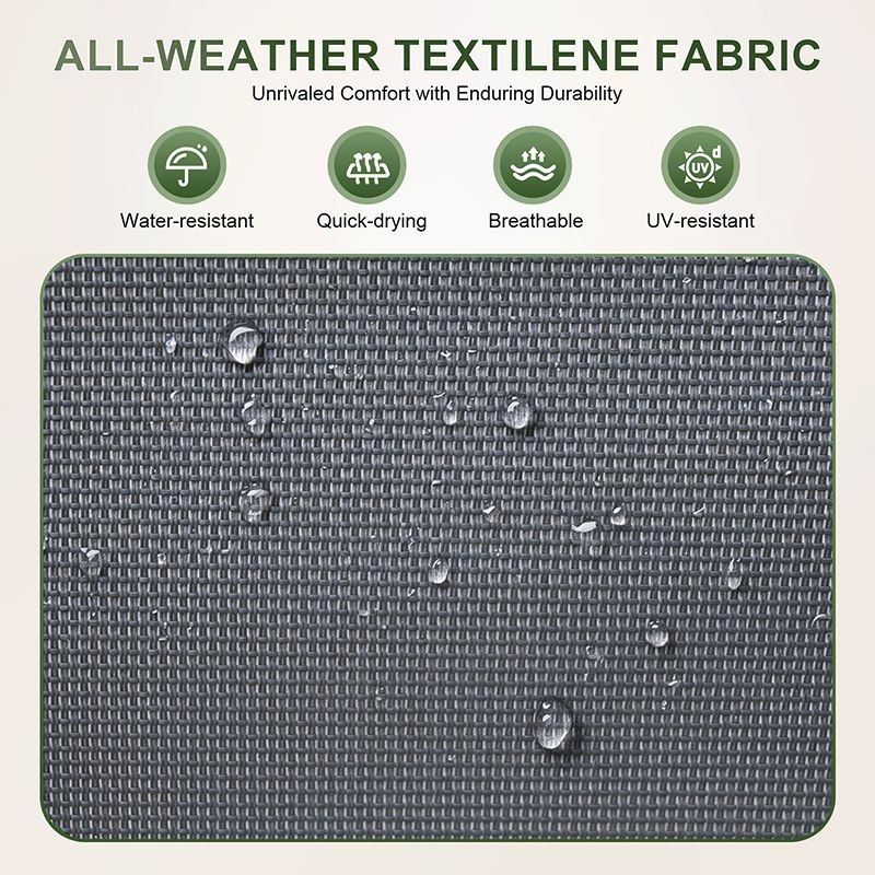 5 Piece Textilene Patio Set high quality